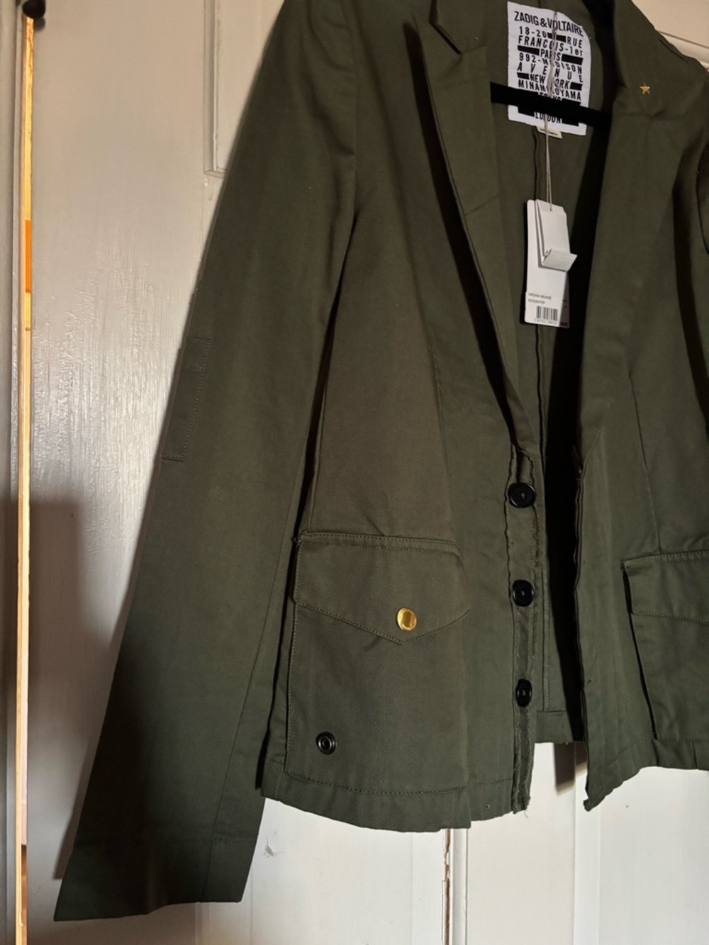 NWT Zadig and Voltaire Virginia Grunge jacket - Picture 6 of 14